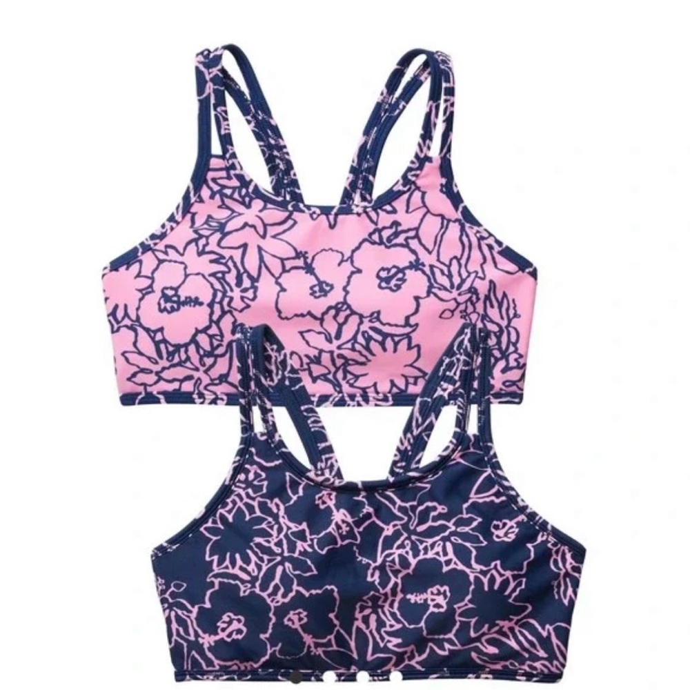 Athleta Girl Reversible Pool Days Bikini Top